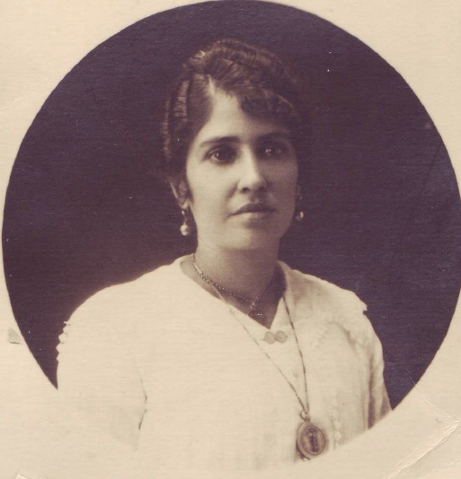 Dora Riveroll, esposa de Amadeo Bonome.