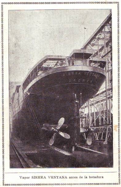 Os barcos da emigración: Sierra Ventana (1)