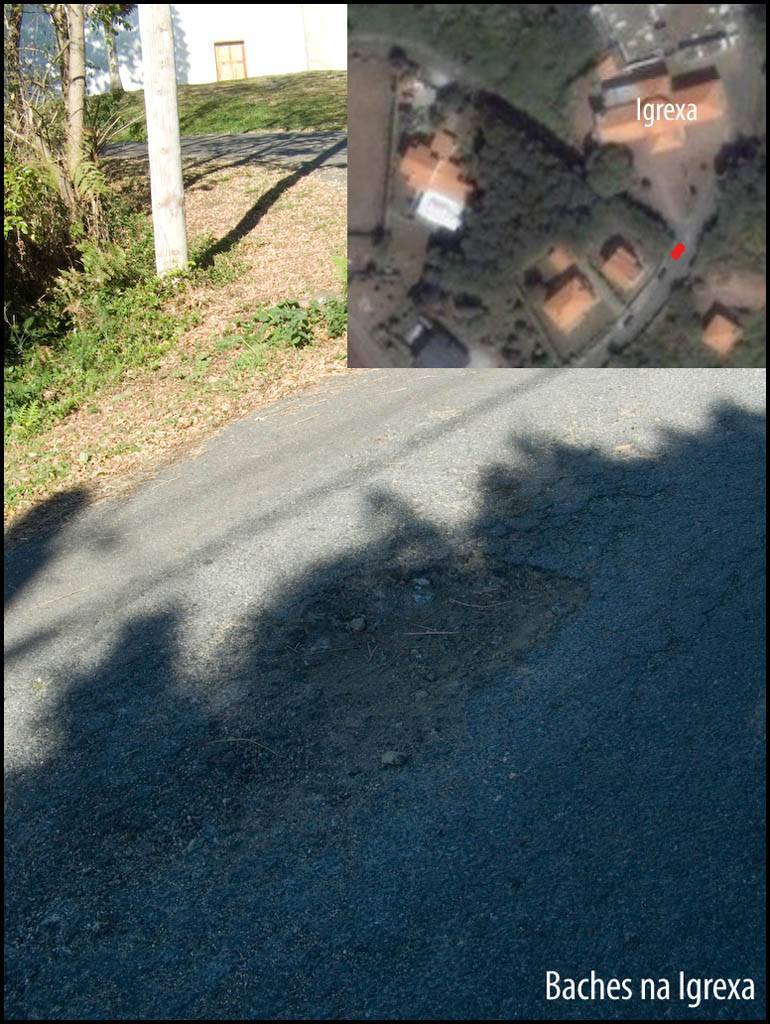 Baches na Estrada a Igrexa
