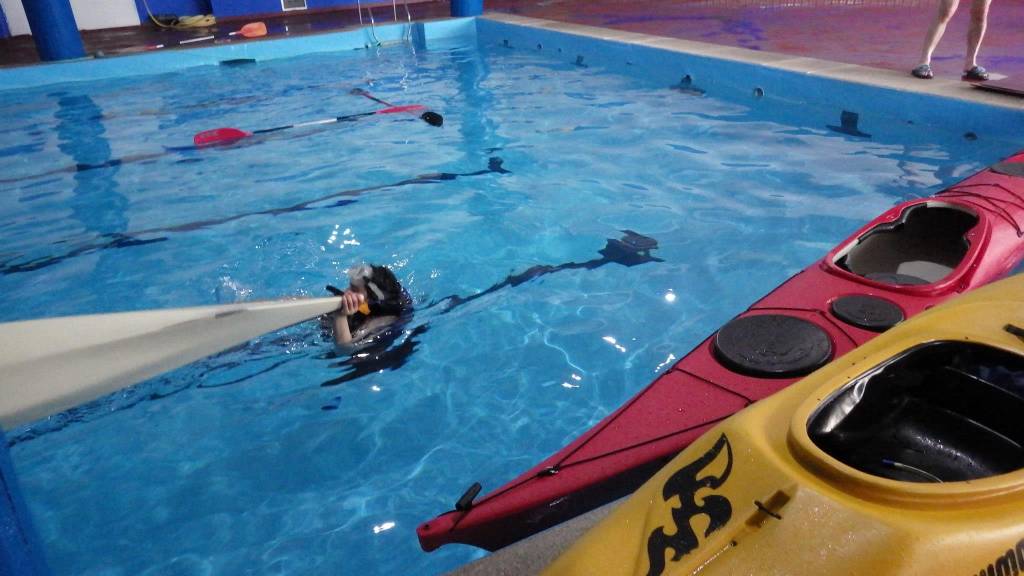 Sesion Kaiak Piscina 09