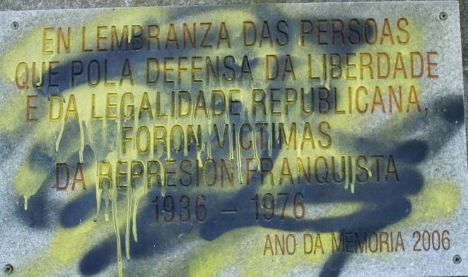 Antigo cemiterio de Canido-Ferrol. Homenaxe ás victimas do franquismo