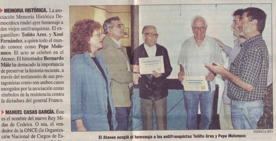 Toñito Ares e Xosé Fernández