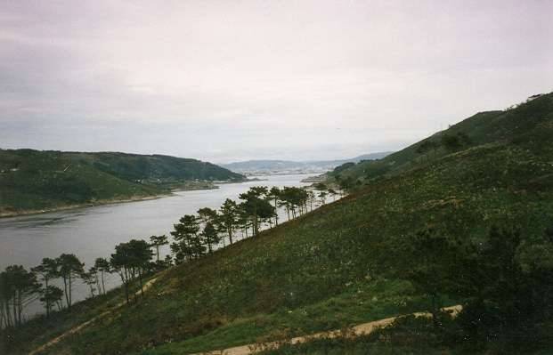 Ares. Ría de Ferrol dende Chanteiro.