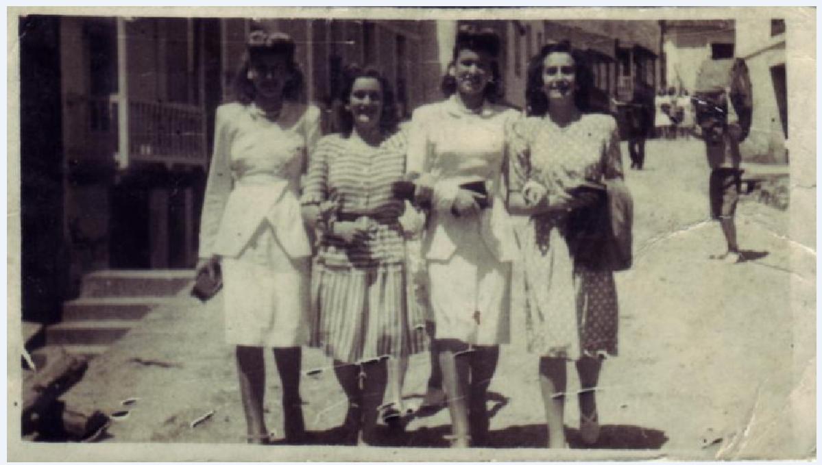 Mozas de Redes. Anos 40
