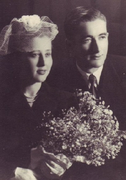 Daniel Pérez Martínez e a súa dona Dolores Abelleira