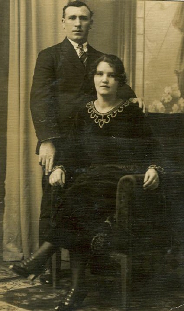 Trina Martínez e o seu esposo