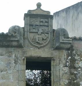 Mugardos. Escudo de armas da Casa dos "Mariño de la Barrera"