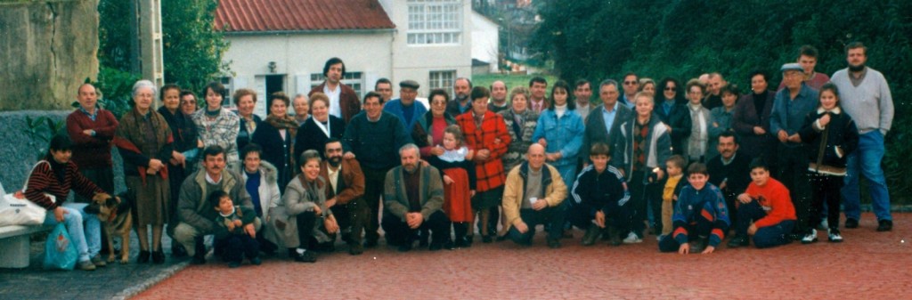 Inaugurando a Praza de Curma