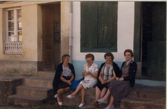 Grupo de amigas, anos 80