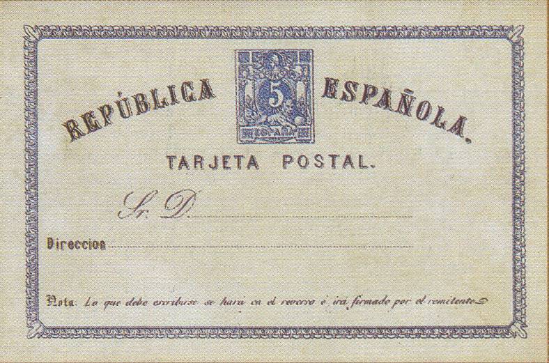 Postal republicana