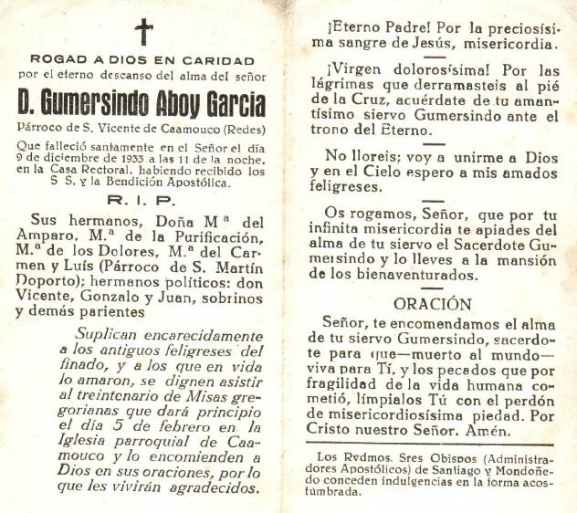 D. Gumersindo Aboy García