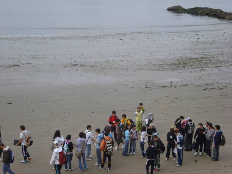 Alumnos do IES As Telleiras de Narón en Sabadelle, xuño 2008