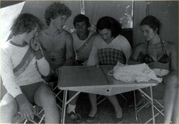 Campionato de España de banco móbil. Mequinenza (Zaragoza) 1980