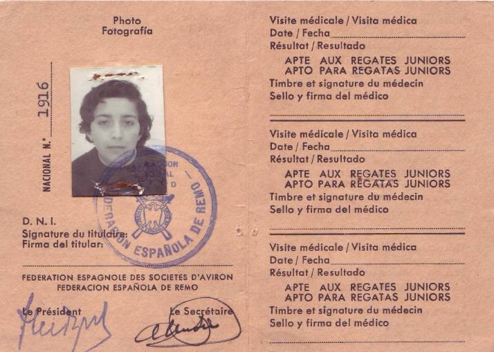 Marítimo de Redes. Licencia 1975