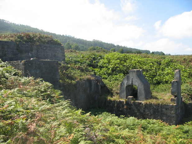 Ponzos. Antiga mina de ouro