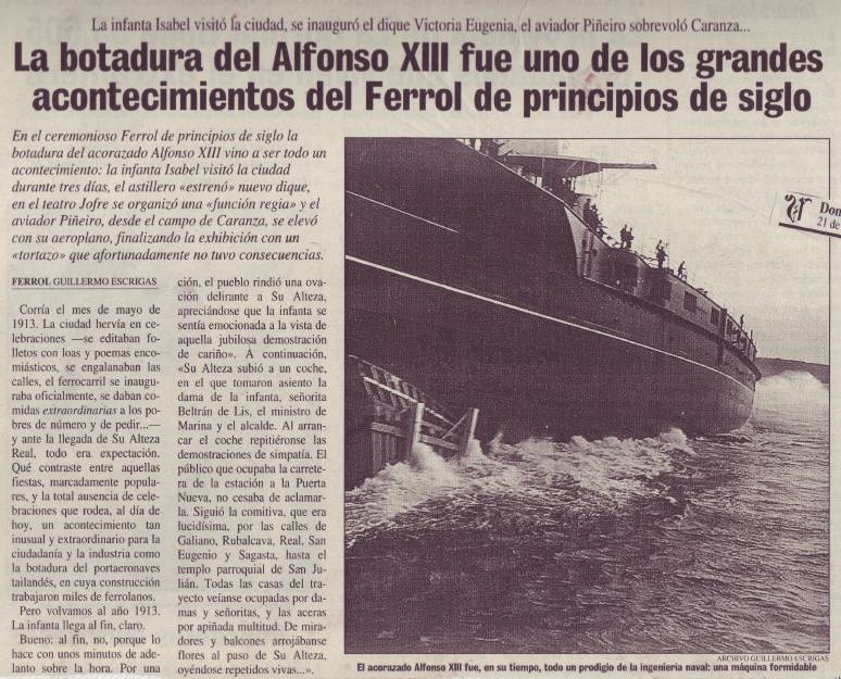 Botadura do Alfonso XIII (1)