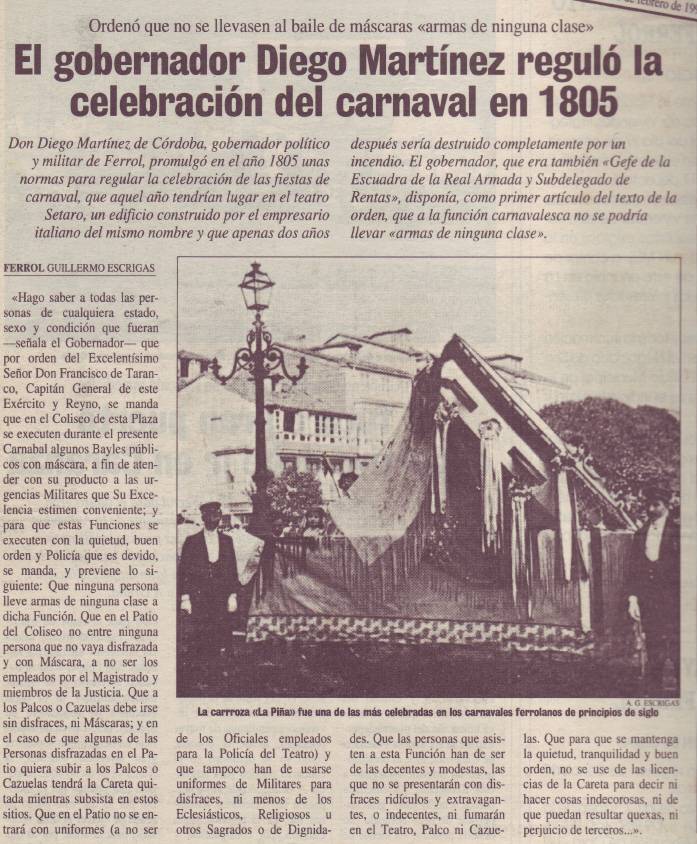 Regulamentación do entroido