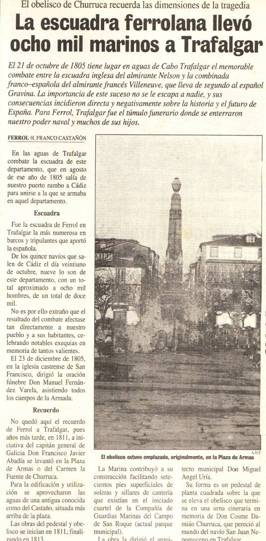 A traxedia de Trafalgar