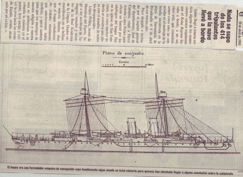 O misterio do "Reina Regente" (3)