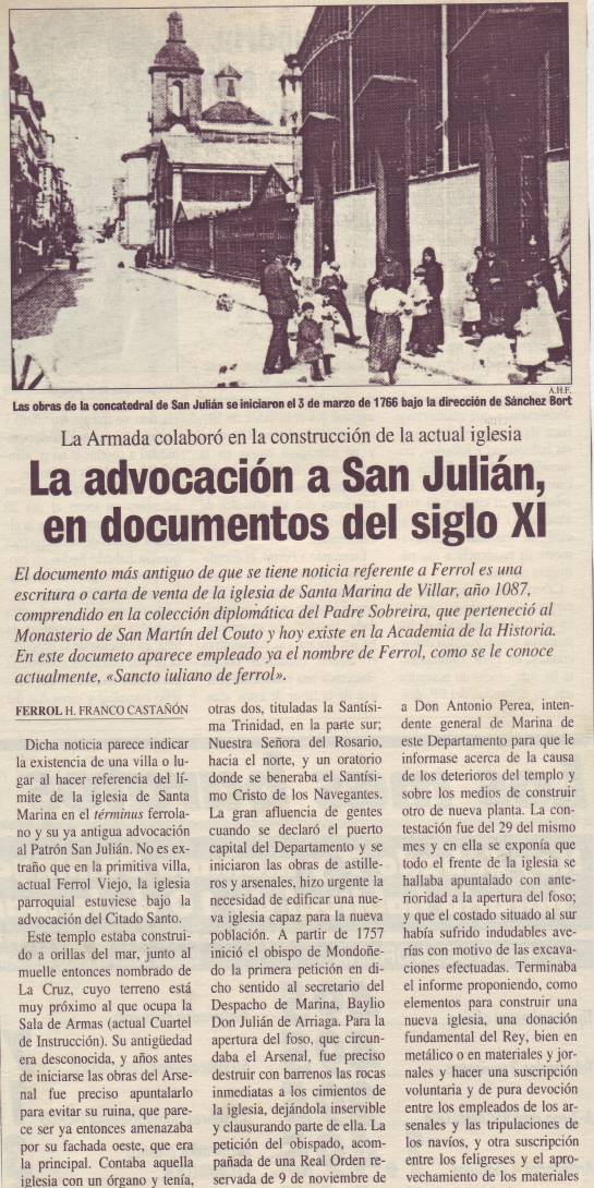 A Advocación a San Julián