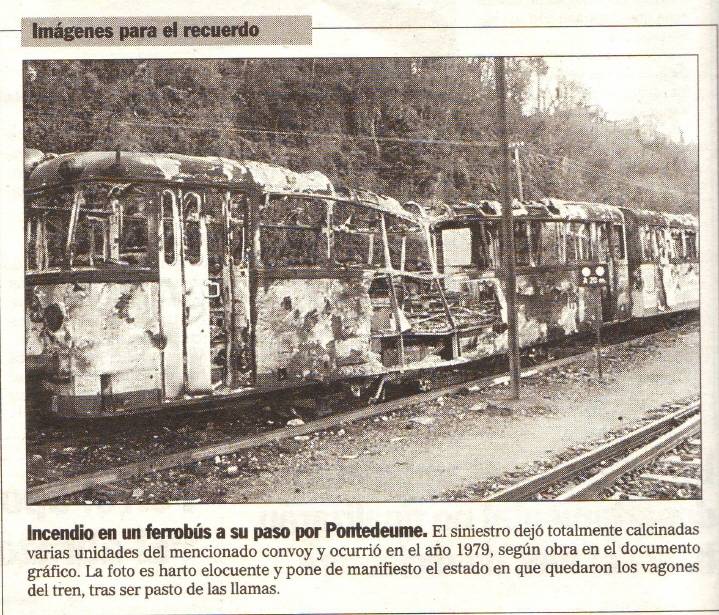 ferrobús incendiado