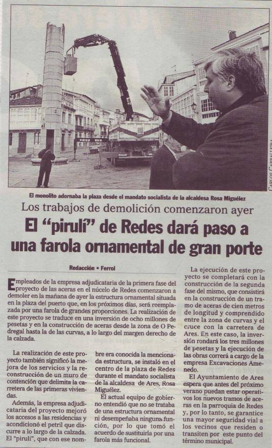 Demolizón do "Pirulí"