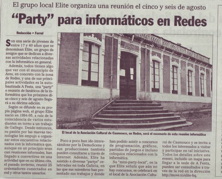 "Party" informático en Redes