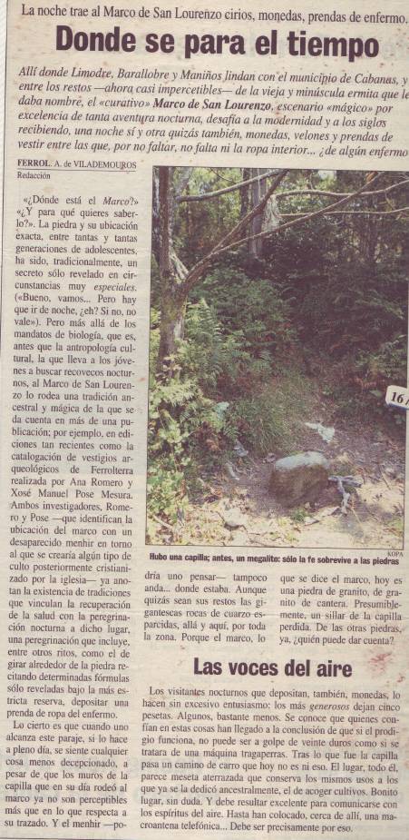 Limodre, "donde se para el tiempo"