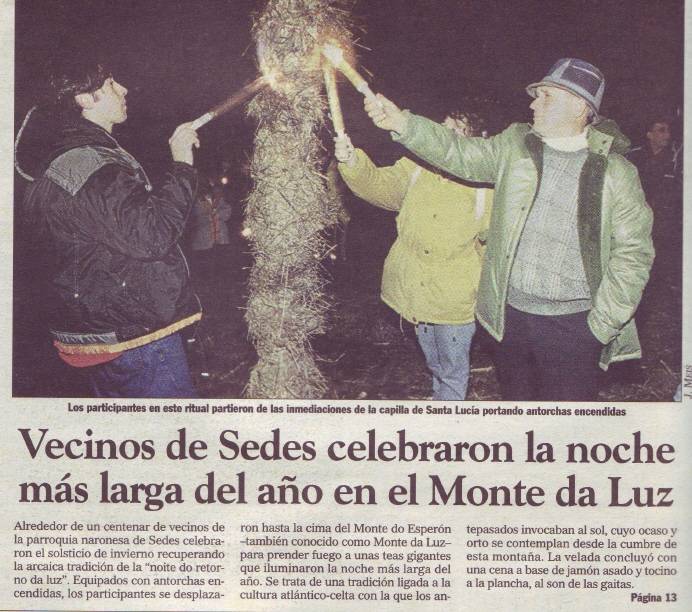 A noite do retorno da luz