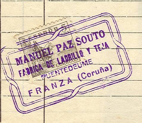 Fábrica de Ladrillo y Teja de  Manuel Paz Souto (Franza)