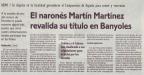 Martín Martínez, Campión de España 2004